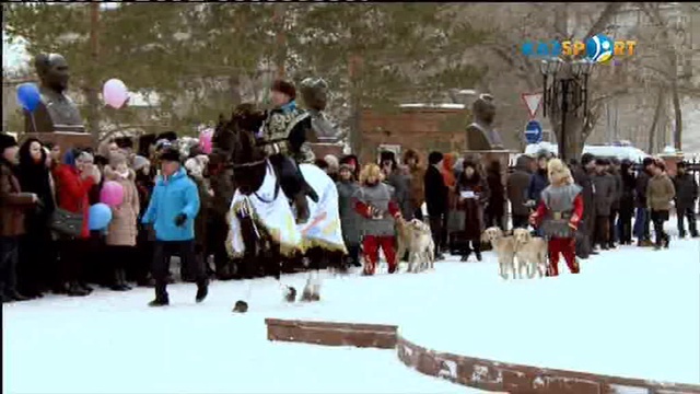 Эстафета огня в Павлодарской области