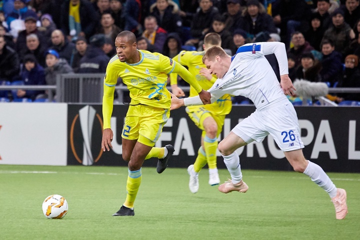 "Астана" уступила киевскому "Динамо" в матче группового турнира Лиги Европы