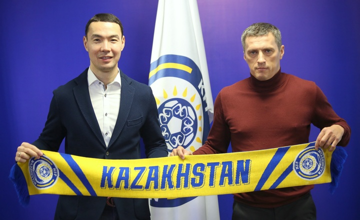 Александр Москаленко мен Қайрат Нұрдәулетов Қазақстан жастар құрамасын жаттықтырады