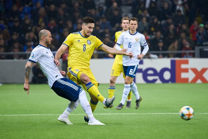 Сборная Казахстана уступила России в рамках квалификации Еуро-2020