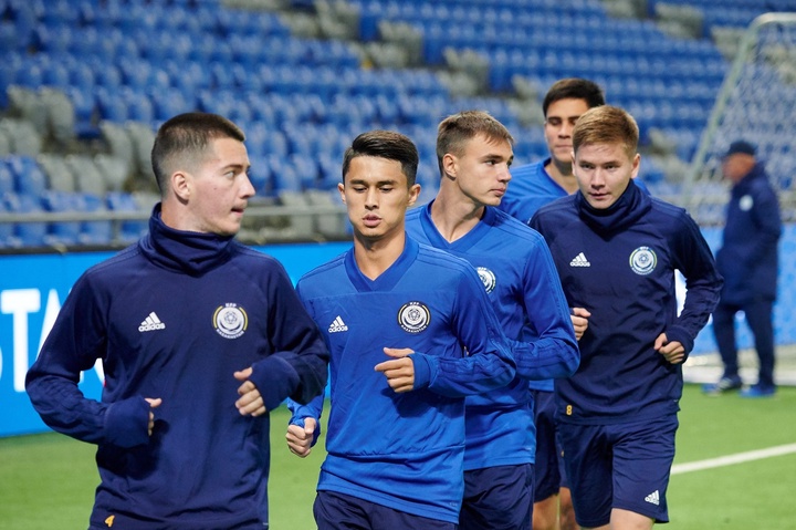 Қазақстан жастар құрамасының ойын алдындағы дайындығынан фоторепортаж