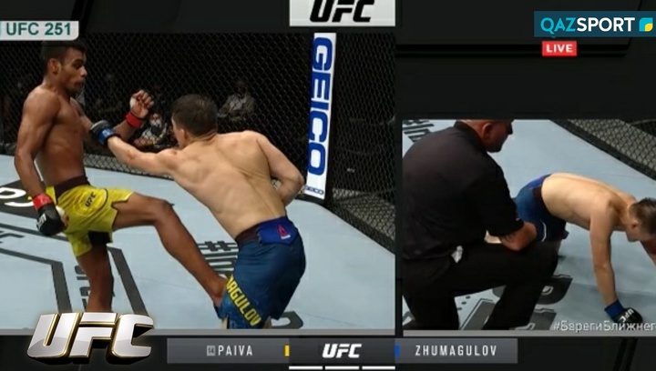 Жалгас Жумагулов уступил бразильцу Раулиану Пайва