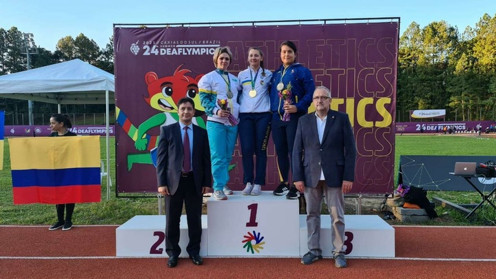 Ольга Хижнякова - серебренный призер Сурдлимпийских Игр