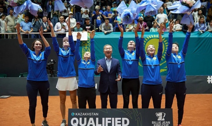 Женская сборная Казахстана по теннису впервые попала в ТОП-10 в мировом рейтинге