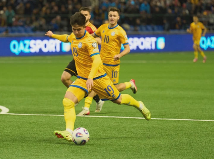 Сборная Казахстана сыграла вничью с Бельгией