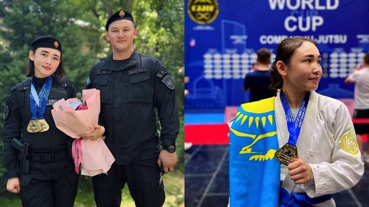 Жанар Дегенбай завоевала Кубок мира по комбату дзю-дзюцу
