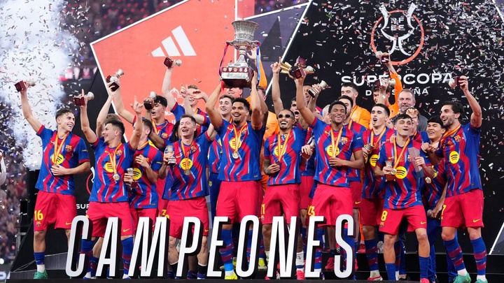 «Барселона» қатарынан екінші жыл Испания Суперкубогын жеңіп алды