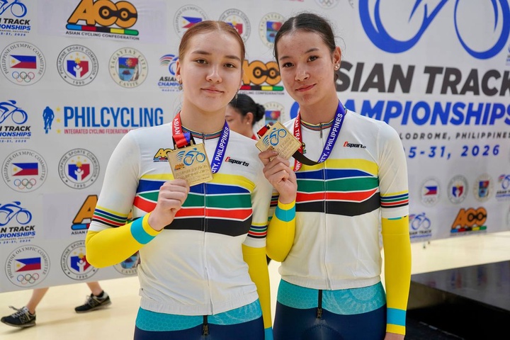 Велотрек: Қазақстанның жасөспірімдер құрамасы Азия чемпионатында екінші алтын жүлдесін жеңіп алды