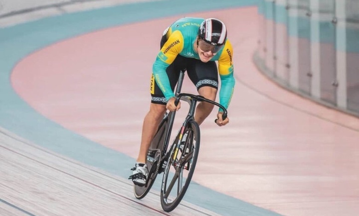 Кирилл Курдиди велотректен Азия чемпионатында алтын медаль жеңіп алды 