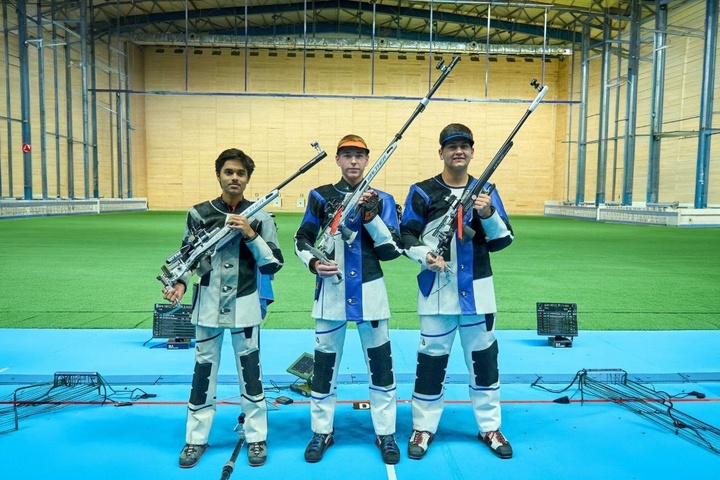 Нысана көздеу: Қазақстан құрамасы жасөспірімдер арасында Әлем кубогы кезеңінде үш алтын медаль жеңіп алды