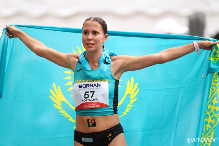 Кристина Морозова спорттық жүрістен XX жазғы Азия ойындарының күміс жүлдегері атанды
