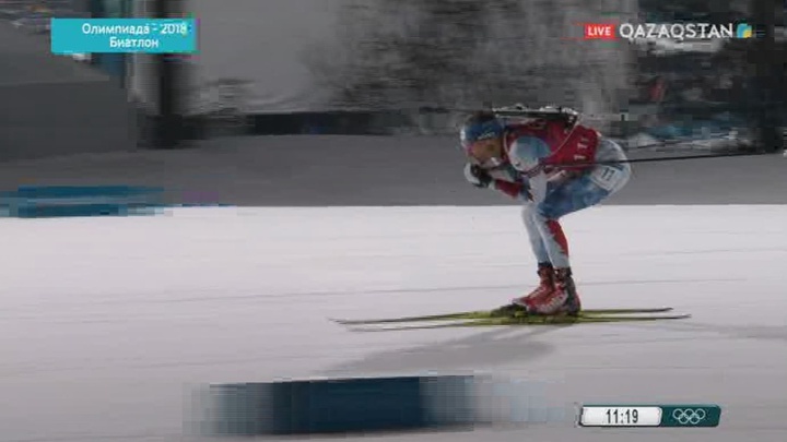 Биатлон. Ерлер арасындағы эстафета сайысында Қазақстан құрамасы жарыс жолынан шықты