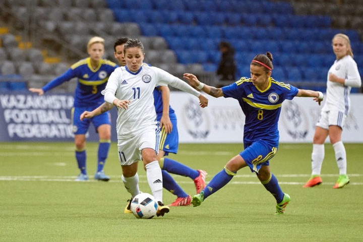ЖЕНСКАЯ СБОРНАЯ КАЗАХСТАНА ПО ФУТБОЛУ ВСТРЕТИТСЯ С КОМАНДОЙ РОССИИ