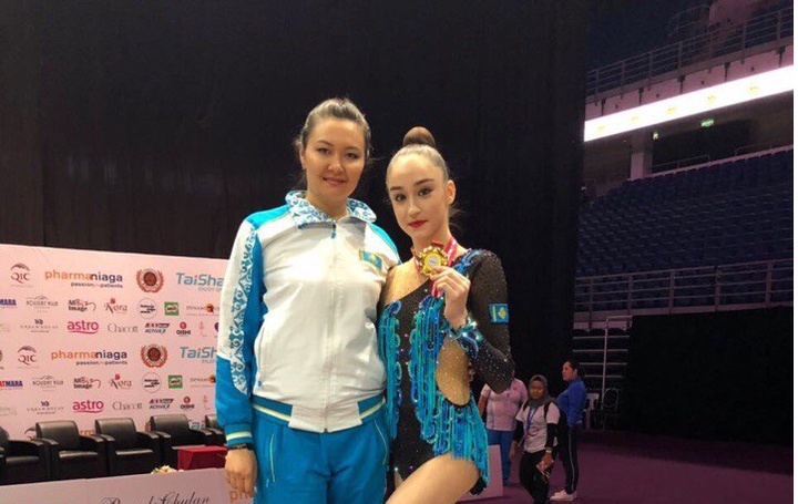 Алина Әділханова көркем гимнастикадан Азия чемпионы атанды