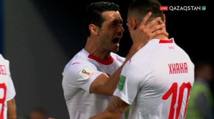 Швейцария победила Сербию в матче группового этапа ЧМ-2018