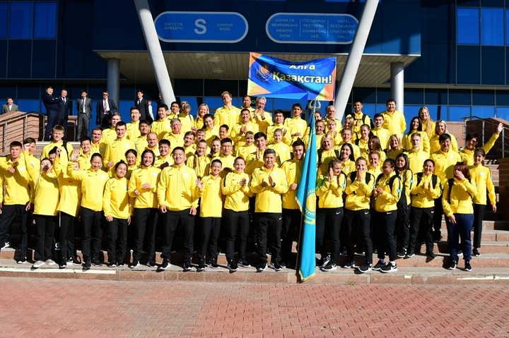 В АСТАНЕ СОСТОЯЛИСЬ ПРОВОДЫ СБОРНОЙ КАЗАХСТАНА НА ЮНОШЕСКИЕ ОЛИМПИЙСКИЕ ИГРЫ