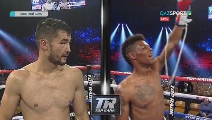 Сағадат Рахманқұл кәсіпқой рингтегі төртінші жекпе-жегінде есе жіберді