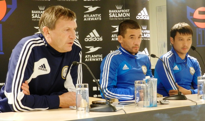 Футбол. Қазақстанның Фарер және Ирландия құрамасымен ойнайтын футболшылары