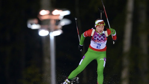 Дарья Домрачева Сочи Олимпиадасының үшінші «алтынын» алды