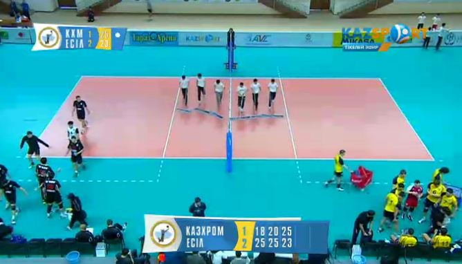 Волейбол. «Есіл» - «ҚазХром» 3:1.