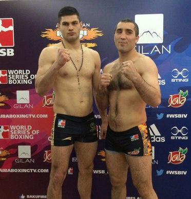 «Astana Arlans»  пен  «Baku Fires» жартылай финалдық кездесуге шығатын боксшыларымен  таныстырды