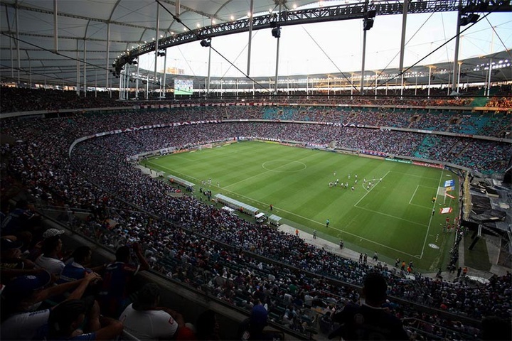 «Фонте-Нова» стадионы Әлем чемпионатының ойындары мен жанкүйерлерді қабылдауға дайын (ВИДЕО)