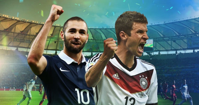 Тікелей эфирде - Франция мен Германия ойыны