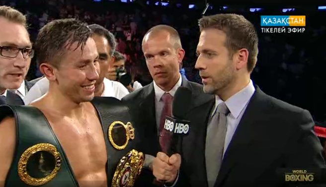 Геннадий Головкин үшінші раундта нокаутпен жеңіске жетті 