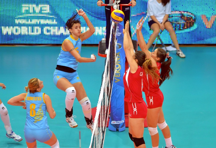 Әлем чемпионатында Қазақстан волейболшы қыздары Мексика құрамасын ұтты