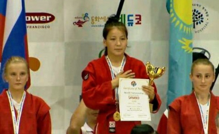 Гүлфайруз Наймантаева самбодан Әлем чемпионы 