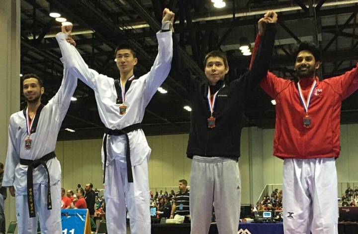 Қазақстандық таеквондошылар US Open турнирінде екі қола медаль иеленді 