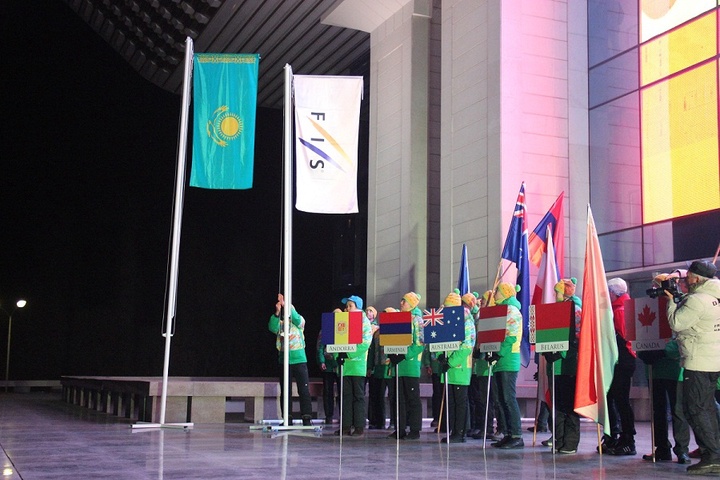 Алматыда Жасөспірімдер арасында солтүстік дисциплиналар бойынша Әлем чемпионатының ашылу салтанаты өтті