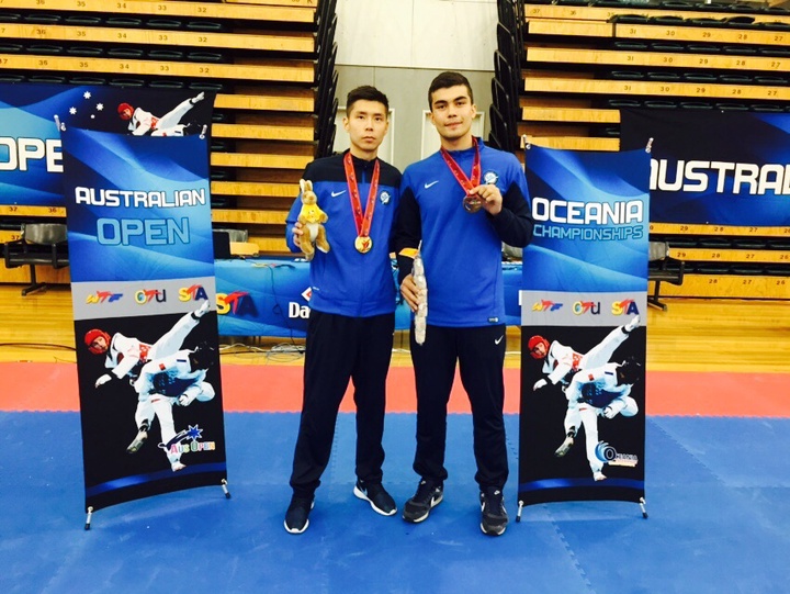 Таеквондодан «Australian Open» турнирінде Нұрсұлтан Мамаев алтын, Смайл Дүйсебай қола медаль иеленді