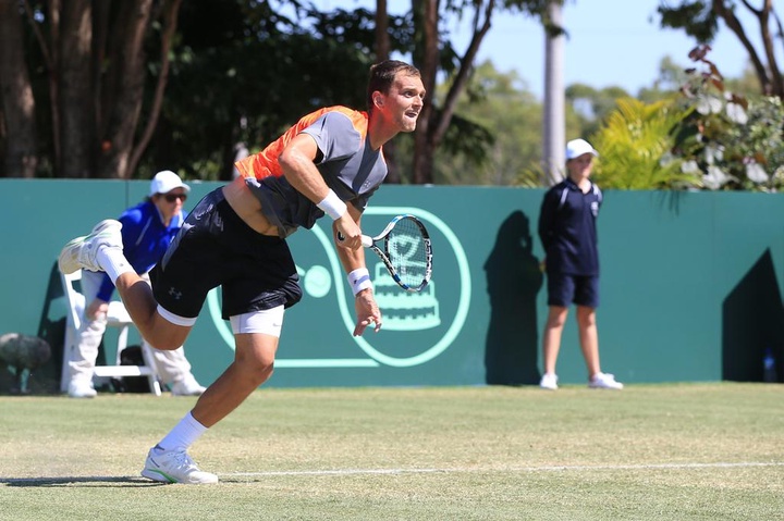 Дэвис Кубогы. Александр Недовесов Қазақстан құрамасын 2:0 есебімен алға шығарды