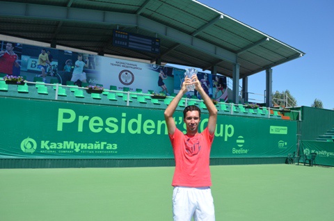 Михаил Кукушкин теннистен Президент Кубогында жеңіске жетті 