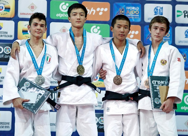 Дзюдошы Айболат Ыстыбай кадеттер арасында Әлем чемпионы атанды