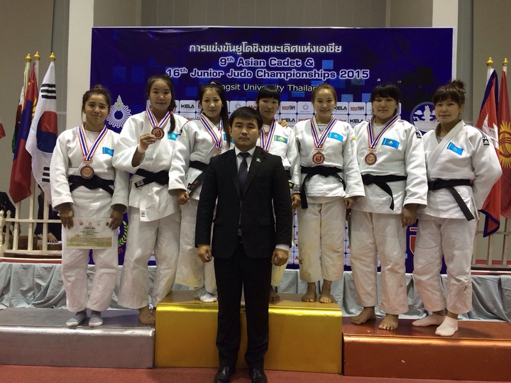 Дзюдодан Қазақстан жастары Азия біріншілігінде 6 алтын, 3 күміс, 11 қола медаль иеленді