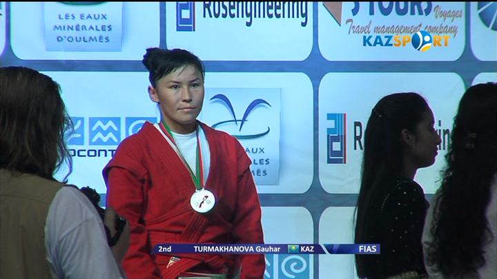 Гауһар Тұрмаханова самбодан Әлем чемпионатында күміс медаль иеленді (ВИДЕО)
