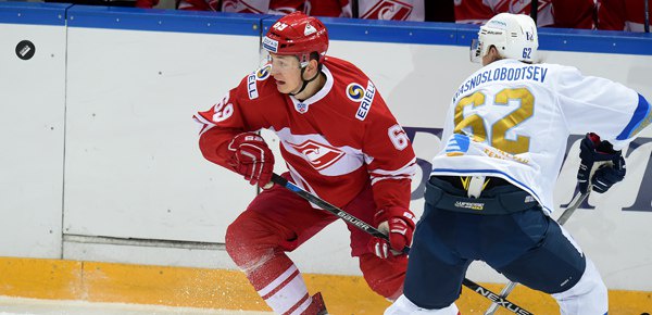 «Барыс» хоккей клубы мәскеулік «Спартак» командасын 5:2 есебімен ұтты