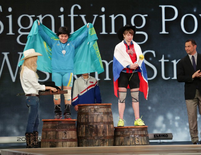 Ауыр атлетика. ӘЧ-2015. Жазира Жаппарқұл күміс медальді қанағат тұтты