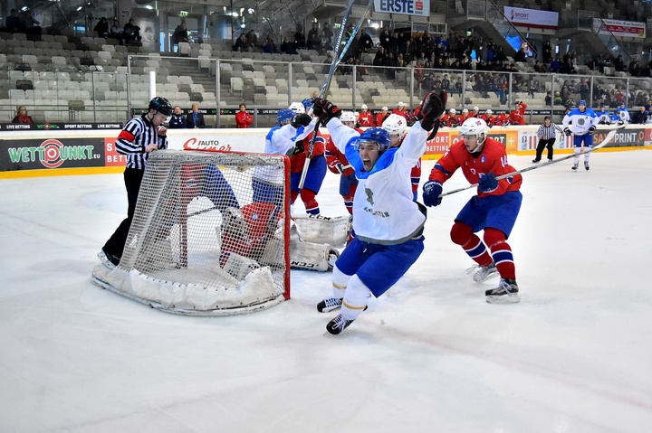 Хоккейден жастар арасындағы Әлем чемпионатында Қазақстан Ұлттық құрамасы Норвегия құрамасын ұтты