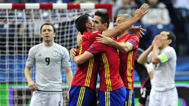 Еуро 2016. Футзалдан Қазақстан құрамасы жартылай финалда Испания командасына есе жіберді