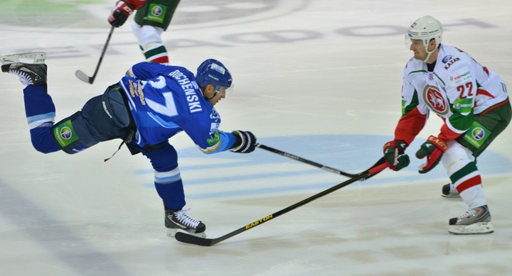 «Барыс» хоккей клубы «Ақ Барыстан» жеңіліп қалды