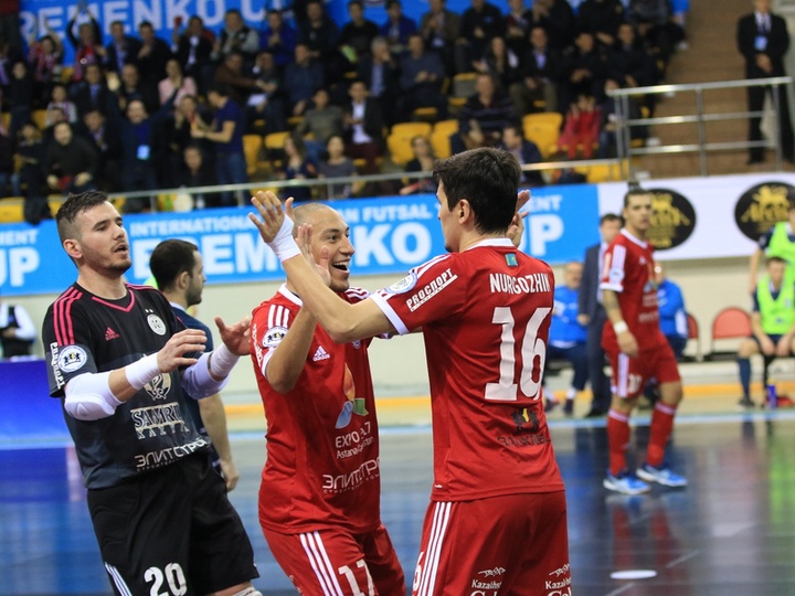 «Астана-Тұлпар» мен «Қайрат» футзал командалары Еременко Кубогының жартылай финалына шықты