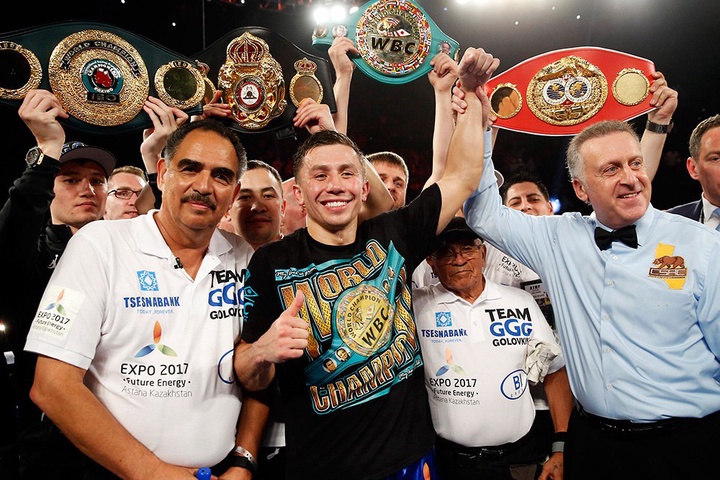 Геннадий Головкин америкалық боксшы Доминик Уэйдті 2 раундта техникалық нокаутпен жеңді