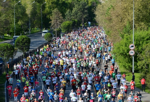 V Алматы марафонына 20 мыңнан астам адам қатысты