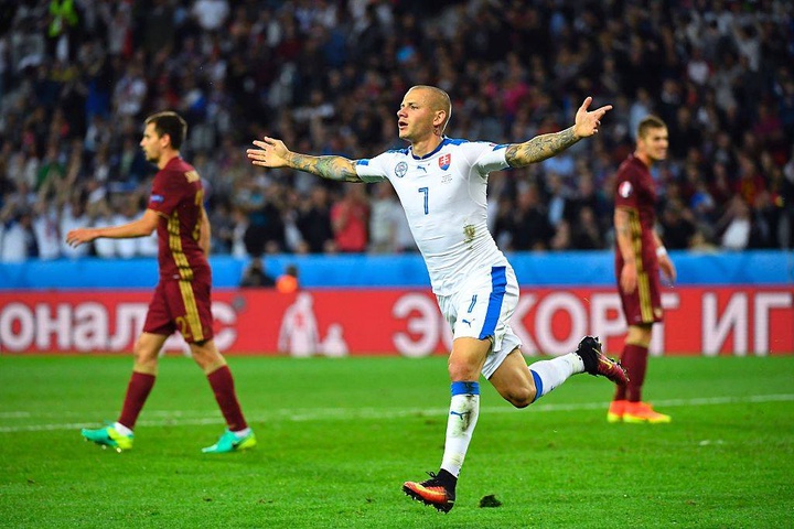 Еуро-2016. Словакия Ресей құрамасын 2:1 есебімен ұтты