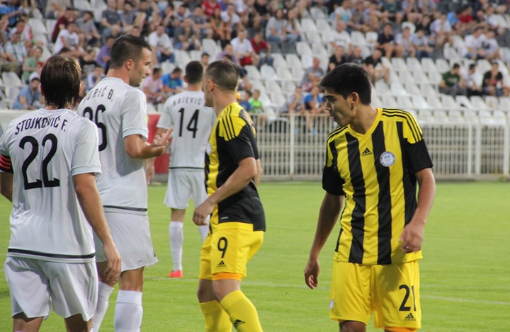 Еуропа Лигасы. Шымкентік «Ордабасы» сербиялық «Чукарички» командасымен 3:3 есебімен тең түсті