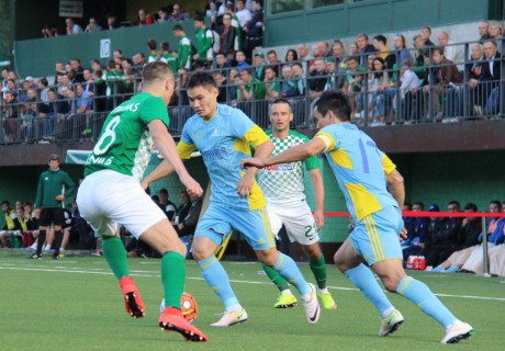 Матч между "Жальгирисом" и "Астаной" завершился со счетом  0:0