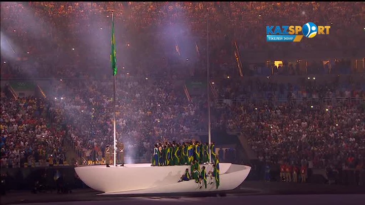 Рио-2016.Бразилияның мемлекеттік Әнұраны ерекше мәнерде шырқалды (ВИДЕО)